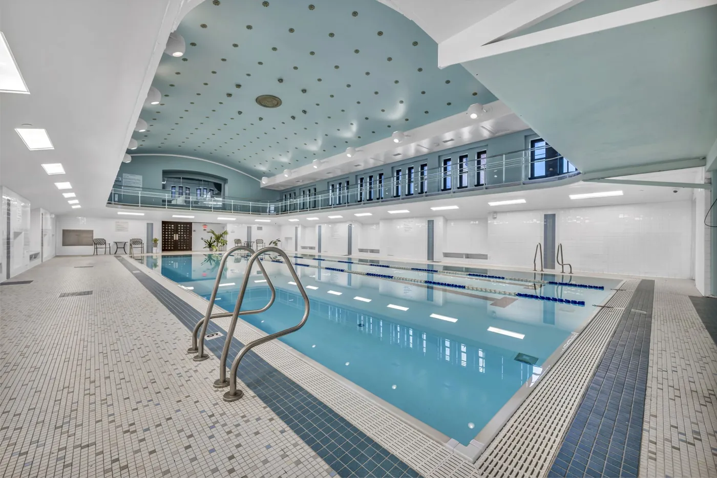 Indoor pool at The Athlon on Euclid Avenue