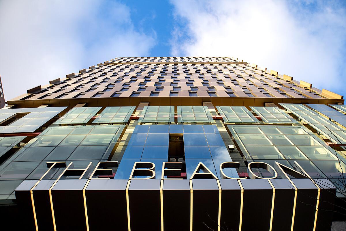Exterior of The Beacon on Euclid Avenue