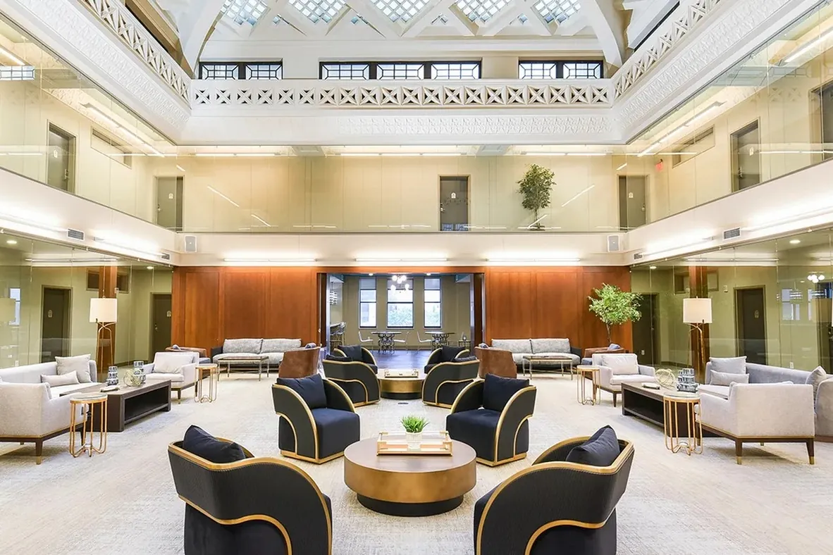 Atrium lounge at The Standard in the Warehouse District