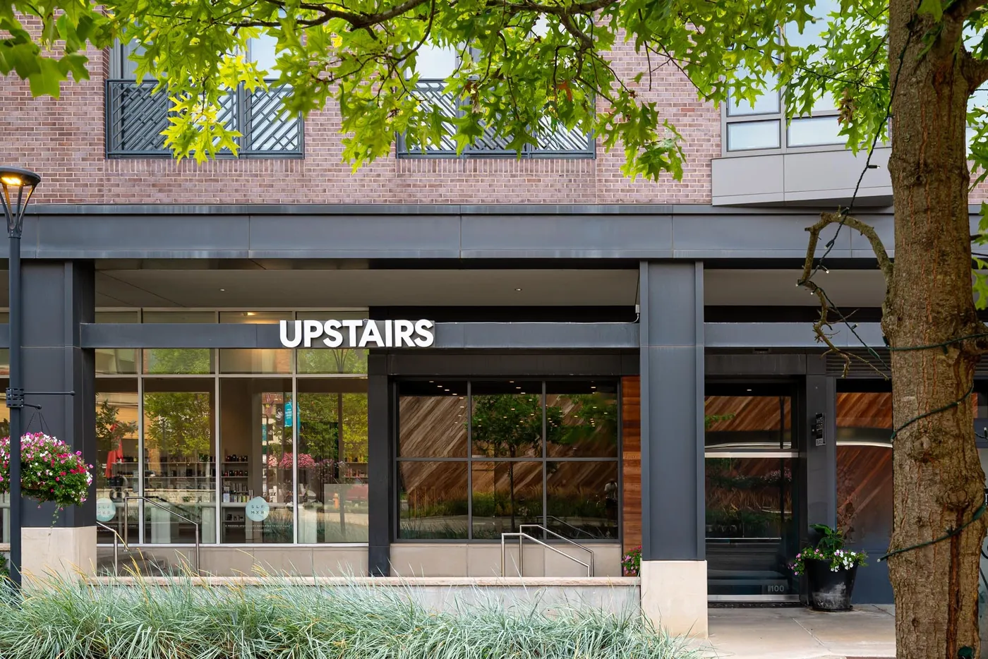 Street entrance at Upstairs at Van Aken