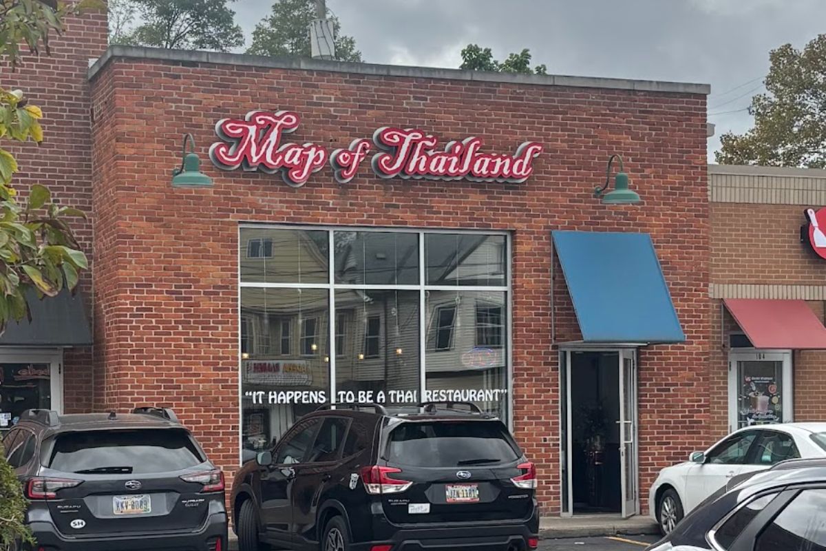 Map of Thailand in AsiaTown, Cleveland