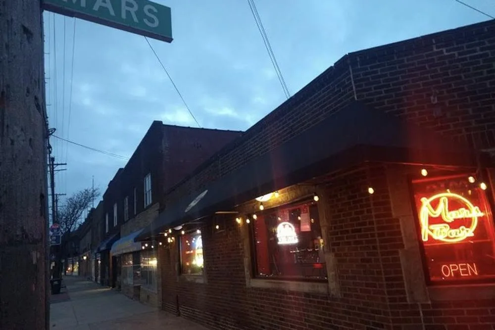 Exterior of Mars Bar & Cafe