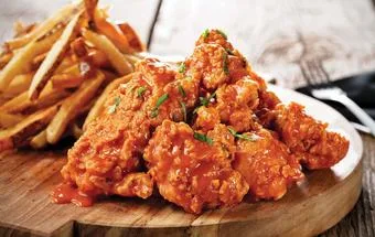 Wings served at Harry Buffalo