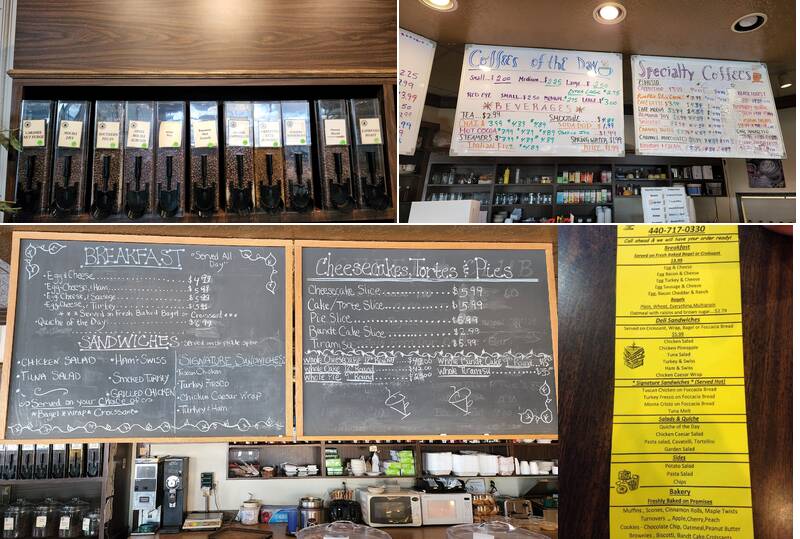 Coffee Club counter and menu boards