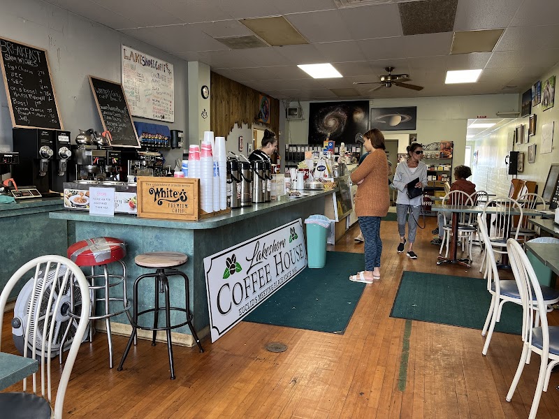 Lake Shore Coffee House counter and seating