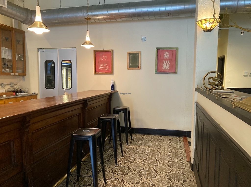 Propaganda Coffee interior and counter seating