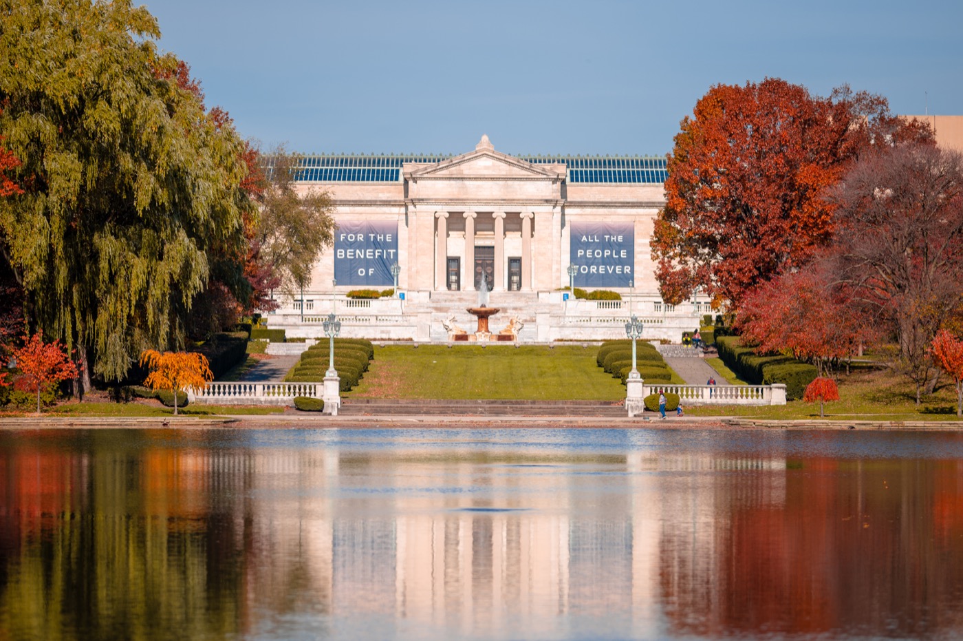 Cleveland Museum of Art and Wade Lagoon