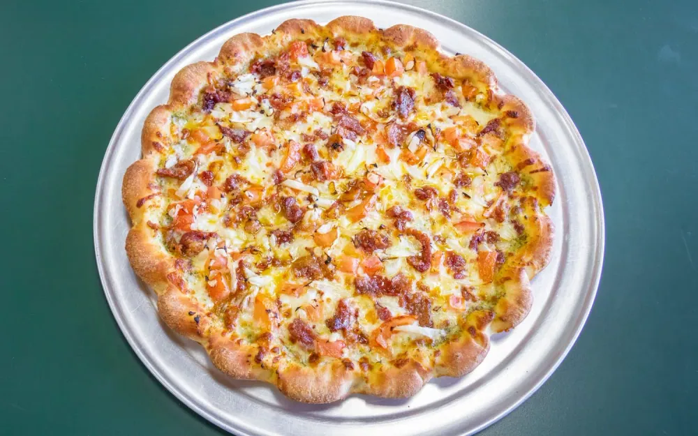 Pizza from Casamel's Pizza