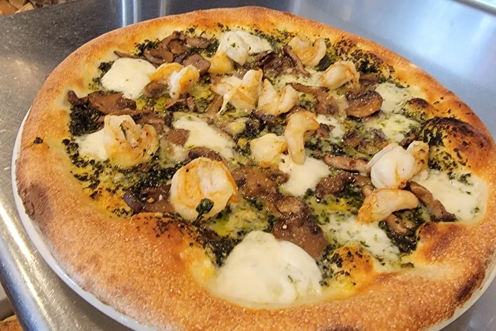 Pizza from Crostatas Rustic Pizza