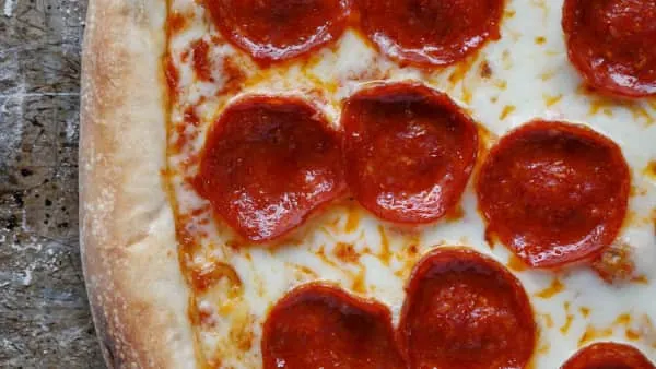 Pizza from Dewey's Pizza