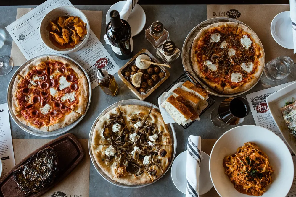 Pizza from Flour