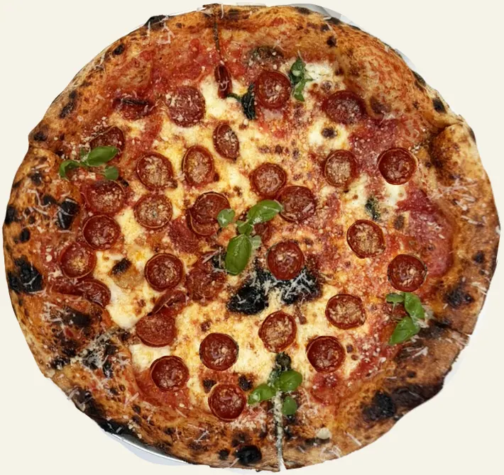 La Pecora Pizzabar pepperoni pizza