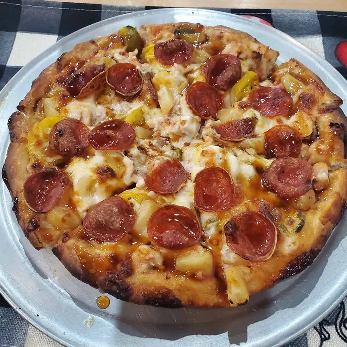 Pizza from Lu's Pizza