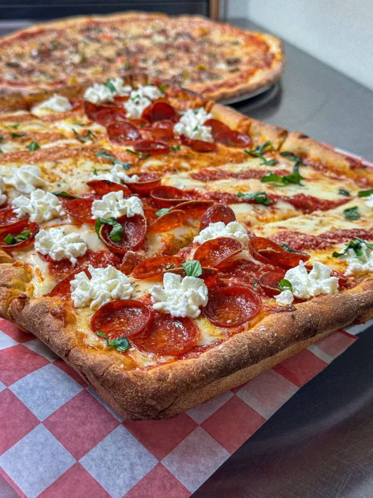 Pizza from Mimi's Pizza