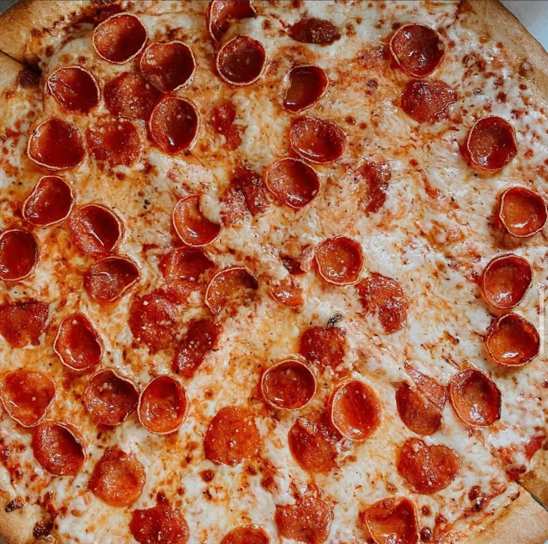 Pepperoni pizza from Toni’s Pizza in Lakewood