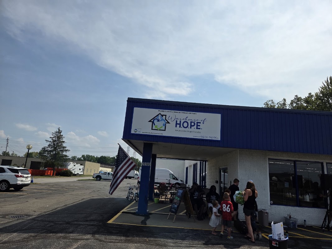 Warehouse of H.O.P.E. in Eastlake